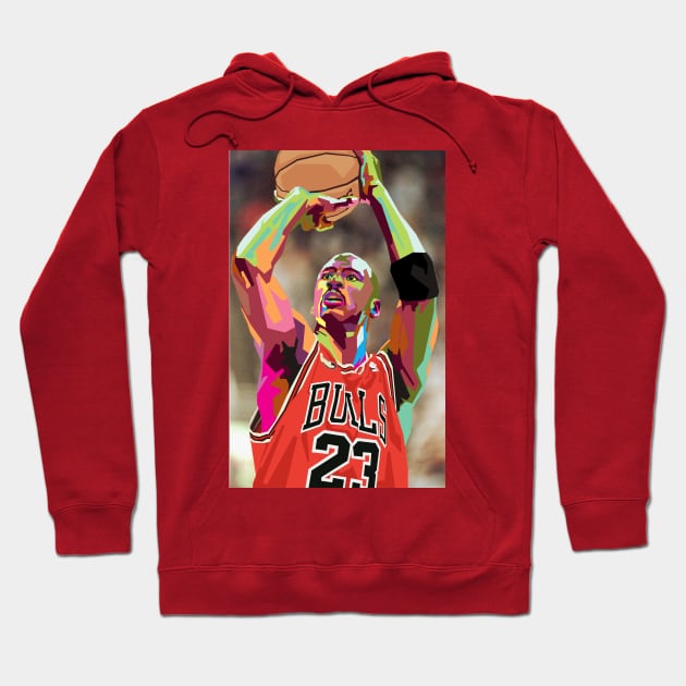 michael jordan Hoodie by rifaisetyo